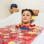 Botanical Package 🌺 Relaxing botanical spa bath with flower petals at BALI gift SPA